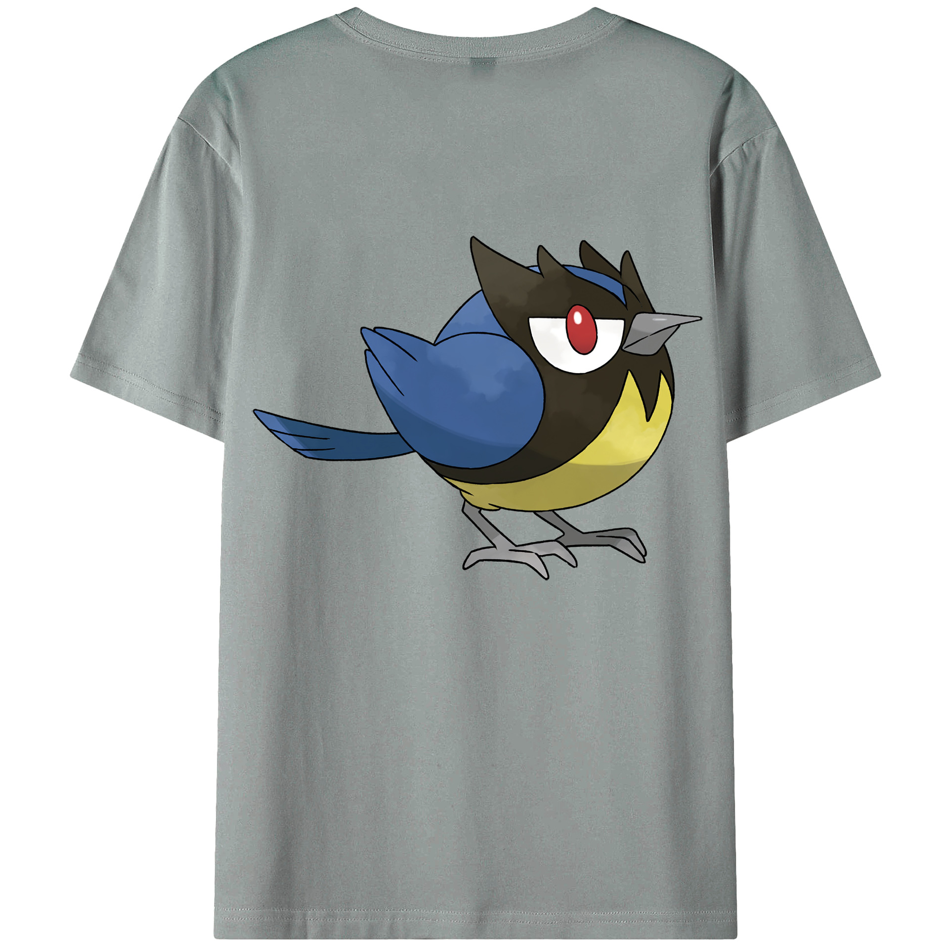 （画像用） ポケットモンスター Pokémon 綿100％ メンズ半袖Tシャツ（バックプリント） 通気性